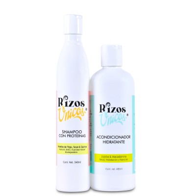 Kit 1: Limpieza, Acondicionamiento & Secado para Rizos y Ondas