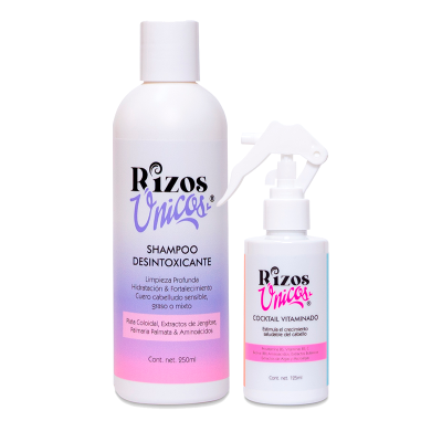 Kit 2: Detox Cabello & Cuero Cabelludo Rizos y Ondas